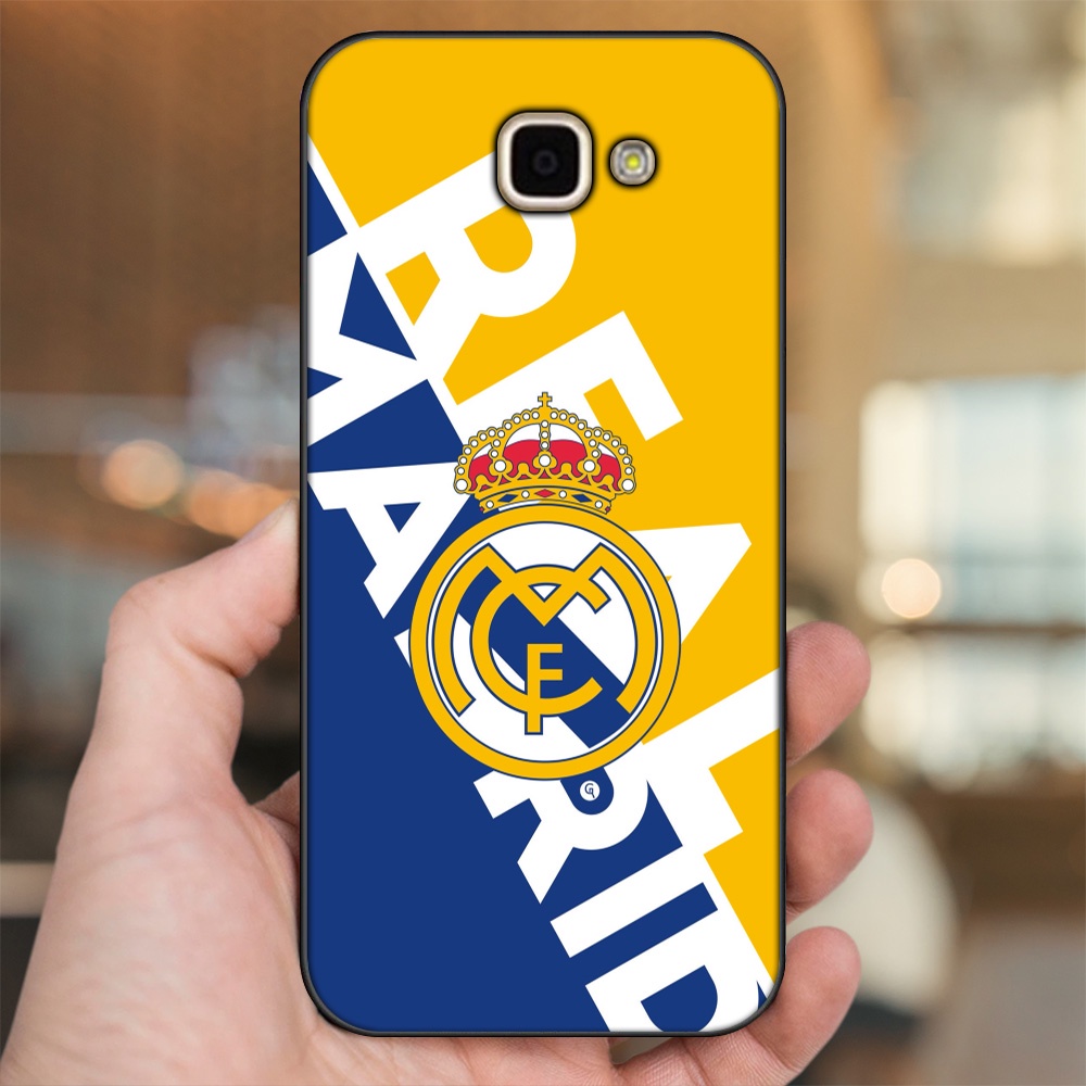 Ốp lưng Samsung A9 Pro viền đen in hình Real Madrid