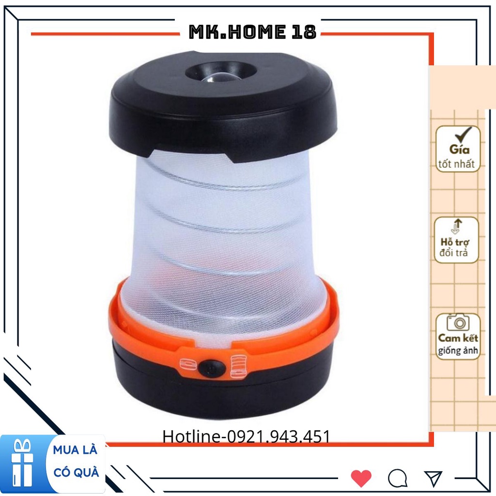 Đèn pin gấp gọn đi phượt, dã ngoại, đi rừng ban đêm Nhật Bản KJ 8817, dùng pin nhỏ gọn tiện dụng .
