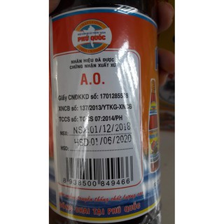 Nước mắm cá cơm phú quốc phụng hưng – chai 700ml – 45 độ đạm