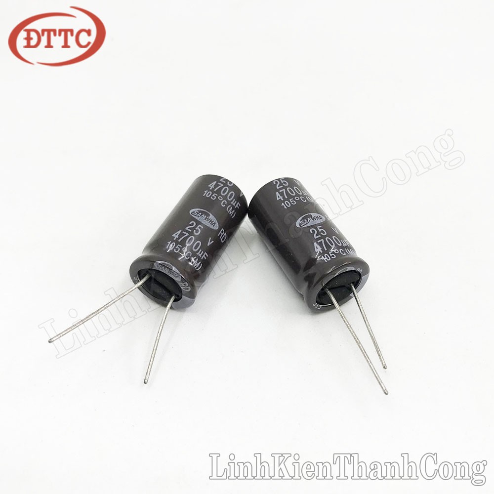 Tụ SAMWHA 4700uF 25V (16x30mm)