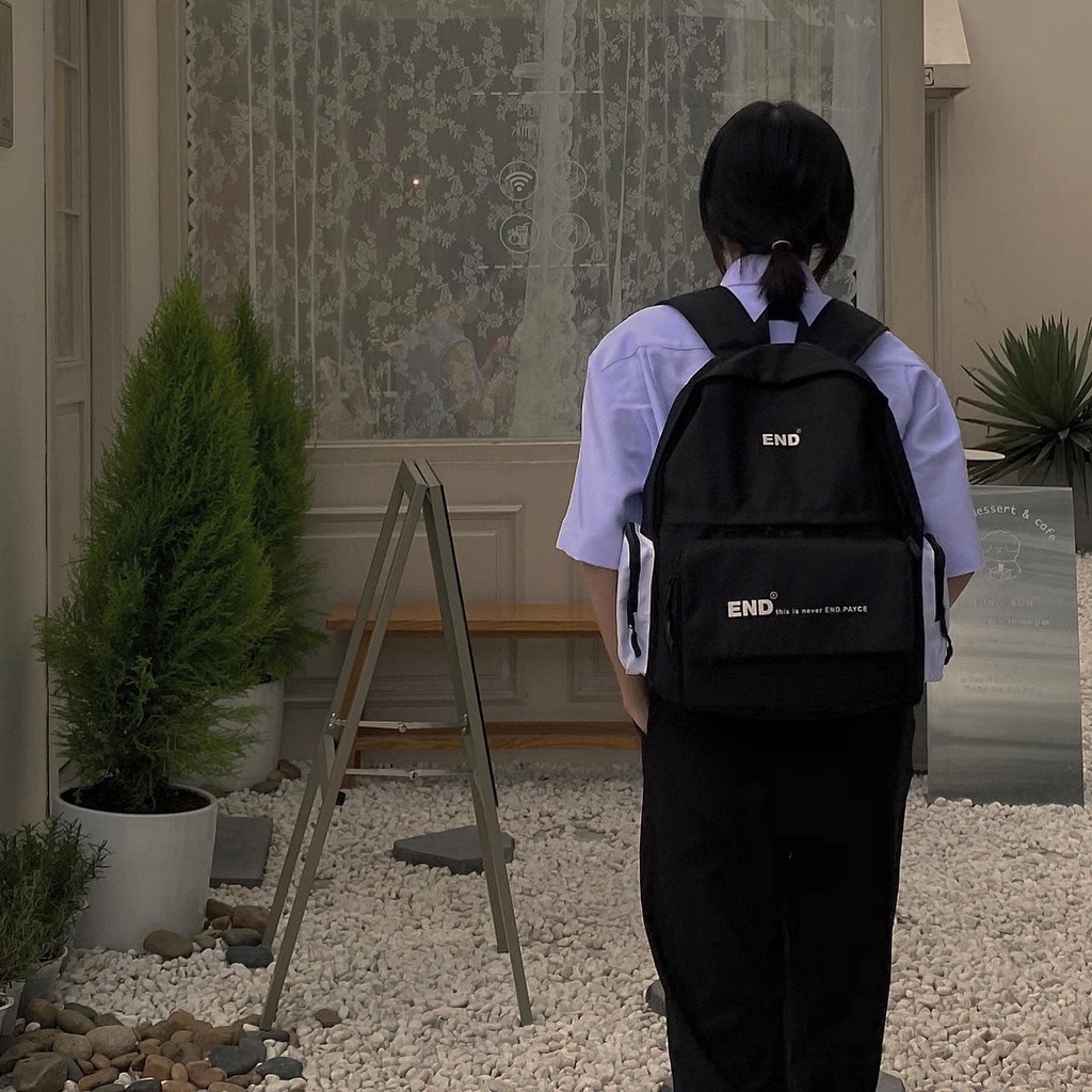 Balo đi học local brand basic thời trang du lịch, cặp đựng laptop unisex end ss1 , backpack unisex  - Gin Store
