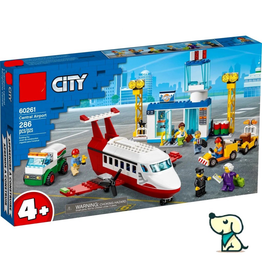 Lego đồ chơi xếp hình city urban 11615 lắp ghép máy bay dân sự chở khách 322 mảnh ghép