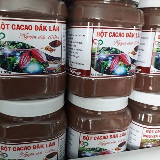 CHÍNH HÃNG 500 Gram Bột Ca Cao Đắk Lắk