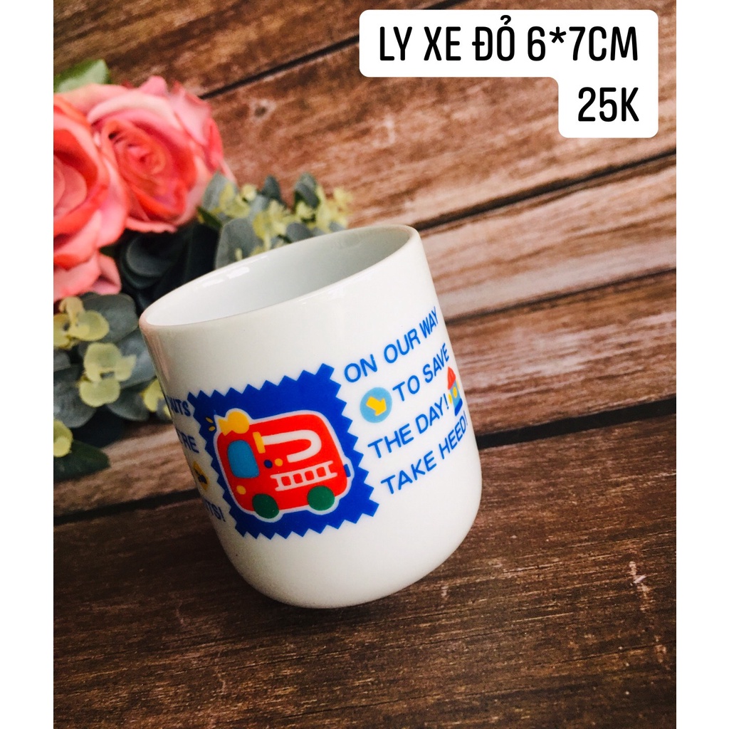 GỐM NHẬT - LY HOẠT HÌNH CHO BÉ TRAI