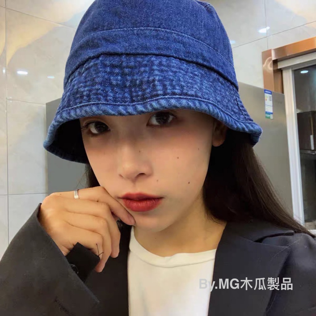 Mũ denim vành ngắn nhỏ có thể giặt phiên bản tốt