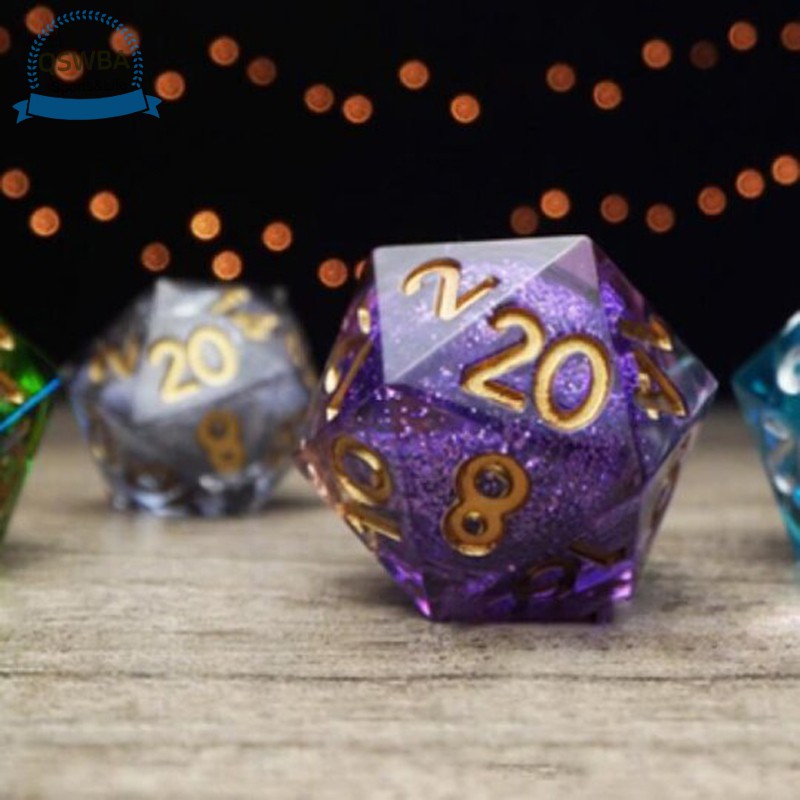 Set 7 Viên Xí Ngầu Đa Diện Nhiều Màu Sắc