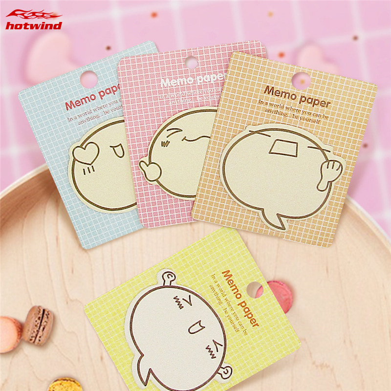 HW Tập Giấy Ghi Chú Hình Biểu Tượng Cảm Xúc Đáng Yêu