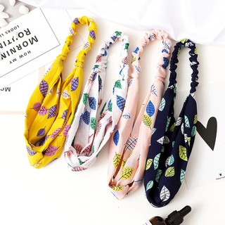 [RẺ VÔ ĐỊCH] Băng Đô Turban Chiếc Lá Mùa Thu Chất Liệu Vải Voan Sờ Cực Mát Tay Dùng Thích Lắm Lắm Luôn @@