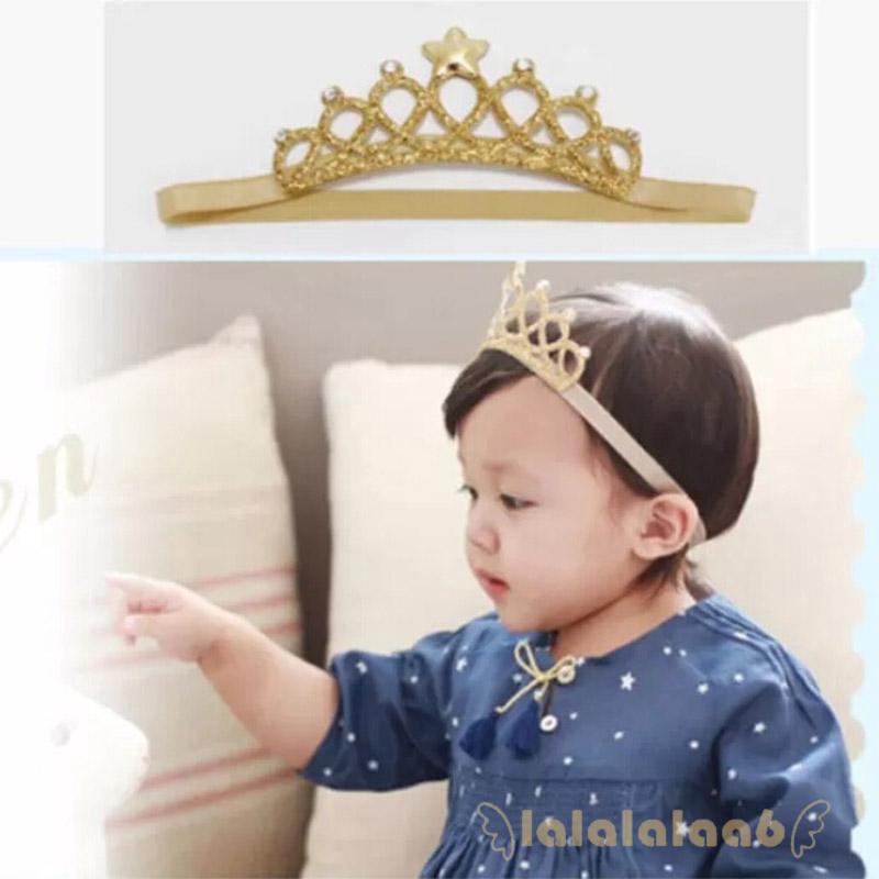 ◕ω◕Baby Boys Girls Birthday Accessory Crown Hair Band Lovely Headband