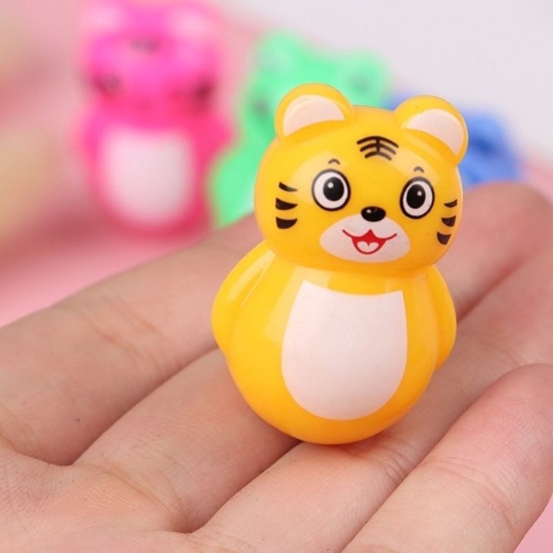 Đồ chơi lật đật mini nhỏ xinh hình các nhân vât hoạt hình đáng yêu cho bé