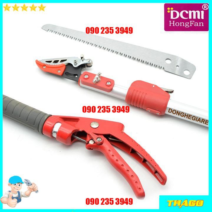 ⭐3 ĐOẠN 5M⭐KÉO CẮT TỈA CÀNH CÂY TRÊN CAO 5M - KÉO HÁI HOA QUẢ TRÁI CÂY GẬY DÀI 3M 4M 5M DỤNG CỤ ĐỒ LÀM VƯỜN NHẬT BẢN