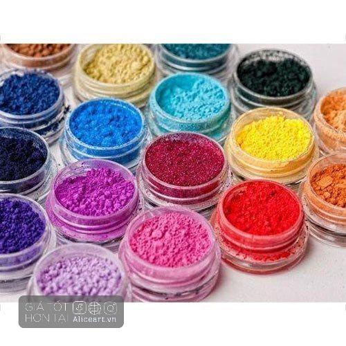 Bột Màu Mỹ Thuật giá rẻ, Pigment làm màu nước, vẽ trang trí màu, làm Slime - túi nhỏ 10g MỚI