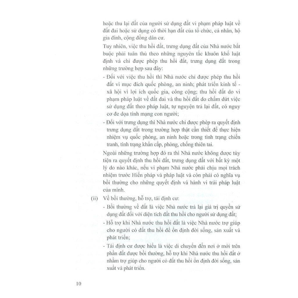 Sách - Quy Trình Pháp Lý Thu Hồi Đất, Trưng Dụng Đất, Bồi Thường, Hỗ Trợ, Tái Định Cư Và Giải Quyết Khiếu Nại, Tố Cáo..)