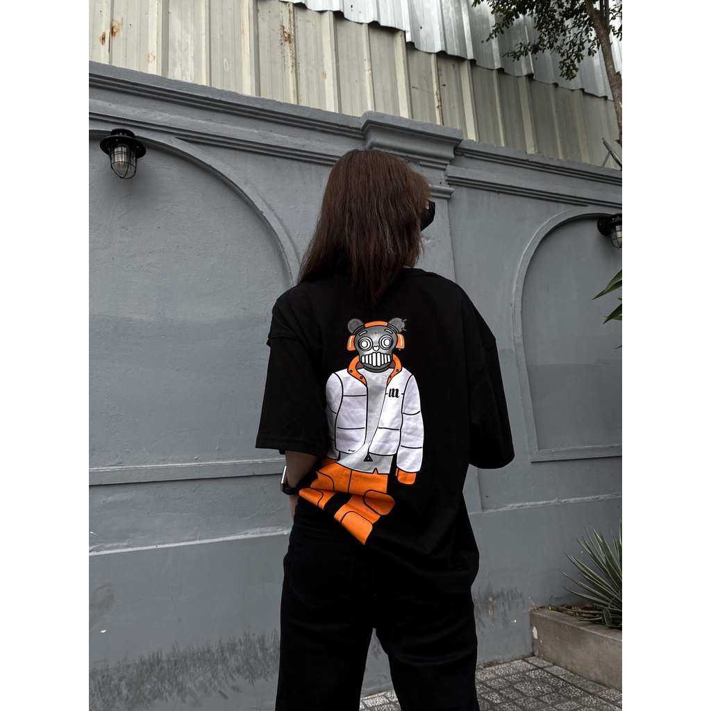 Áo Thun LocalBrand Mymospace " Cyber Bear " |Áo Thun Cotton Mịn Mát | Hàng Cao Cấp Chính Hãng