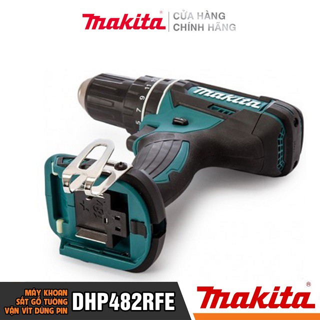 [Chính Hãng] Máy Khoan Bắt Vít Dùng Pin Makita DHP482RFE (18V-3.0AH) Bảo Hành Tại Các TTBH Toàn Quốc