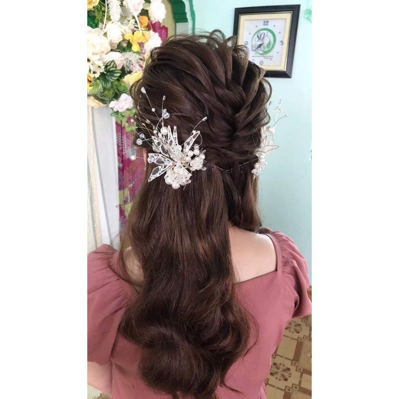 cặp cài tóc cô dâu
