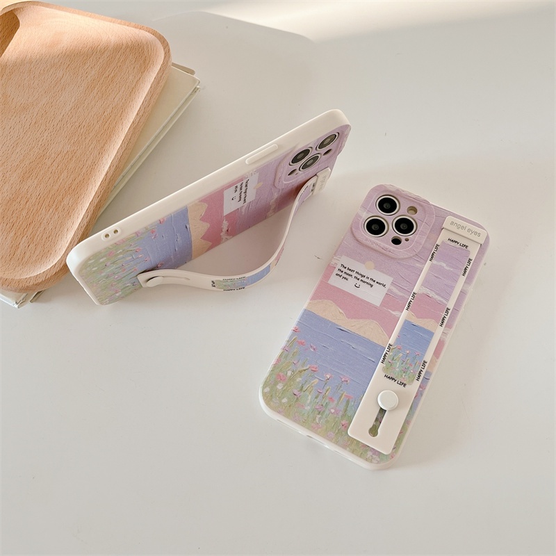 Ốp Điện Thoại TPU Silicone Chống Sốc In Hình Tranh Sơn Dầu Cho iPhone 13 12 11 pro max x xr xs max 7 8 plus