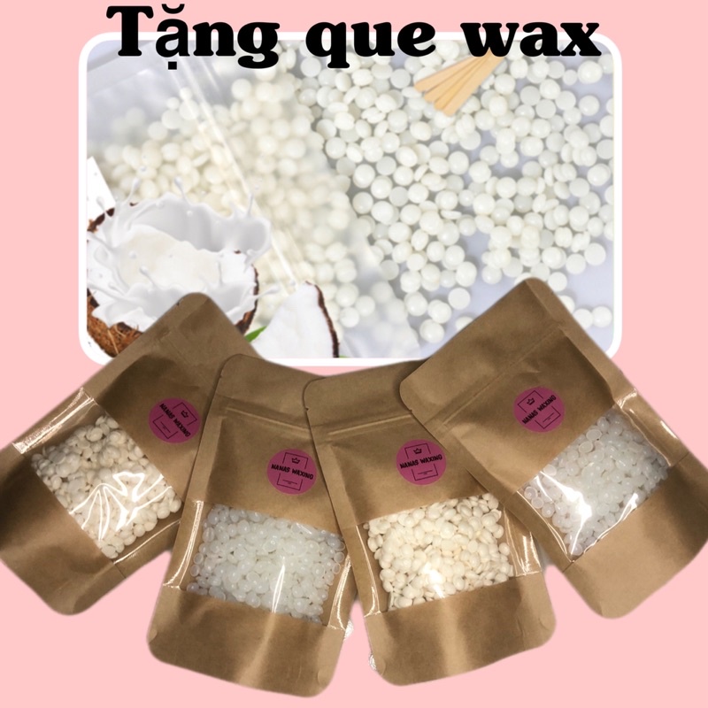 Combo Sáp wax lông dừa + Mỡ trăn dưỡng da