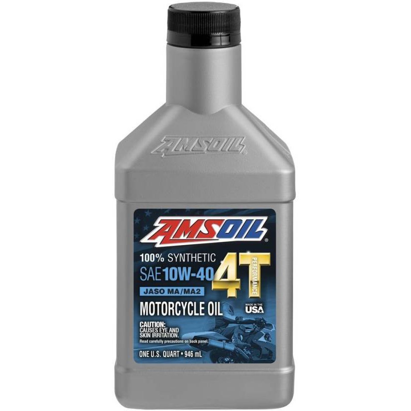 Dầu nhớt xe số,xe tay côn cao cấp Amsoil 4T Performance 10W-40 946ml