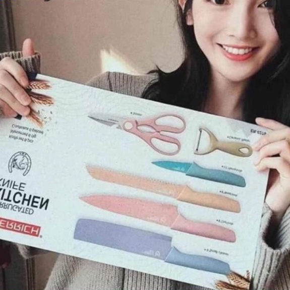 Bộ dao gốm 6 món Everich cao cấp