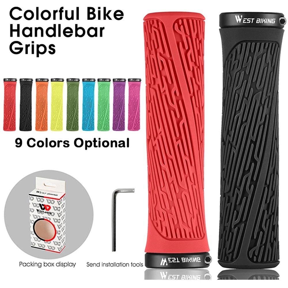 1 Cặp Vỏ Bọc Tay Lái Xe Đạp Bằng Cao Su Mềm Cho BMX MTB