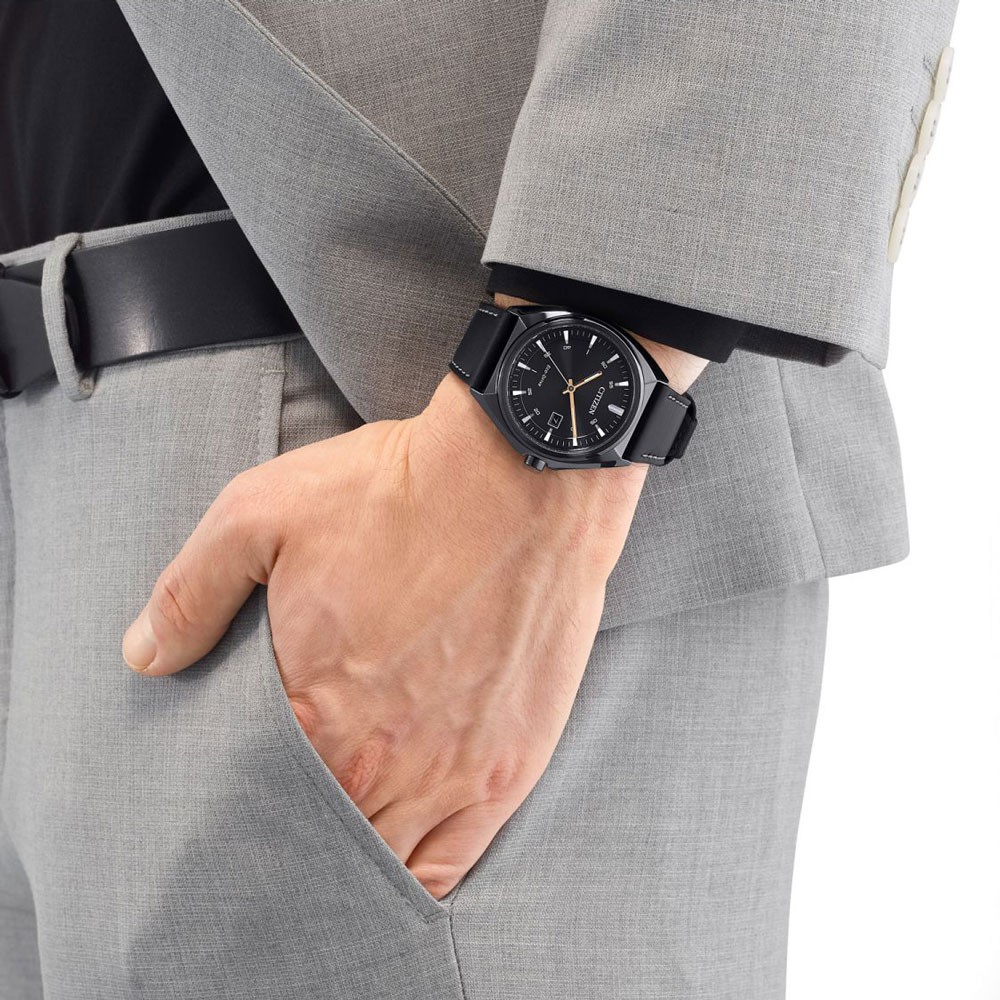 Đồng Hồ Nam Citizen Dây Da AW1577-11H - Mặt Xám