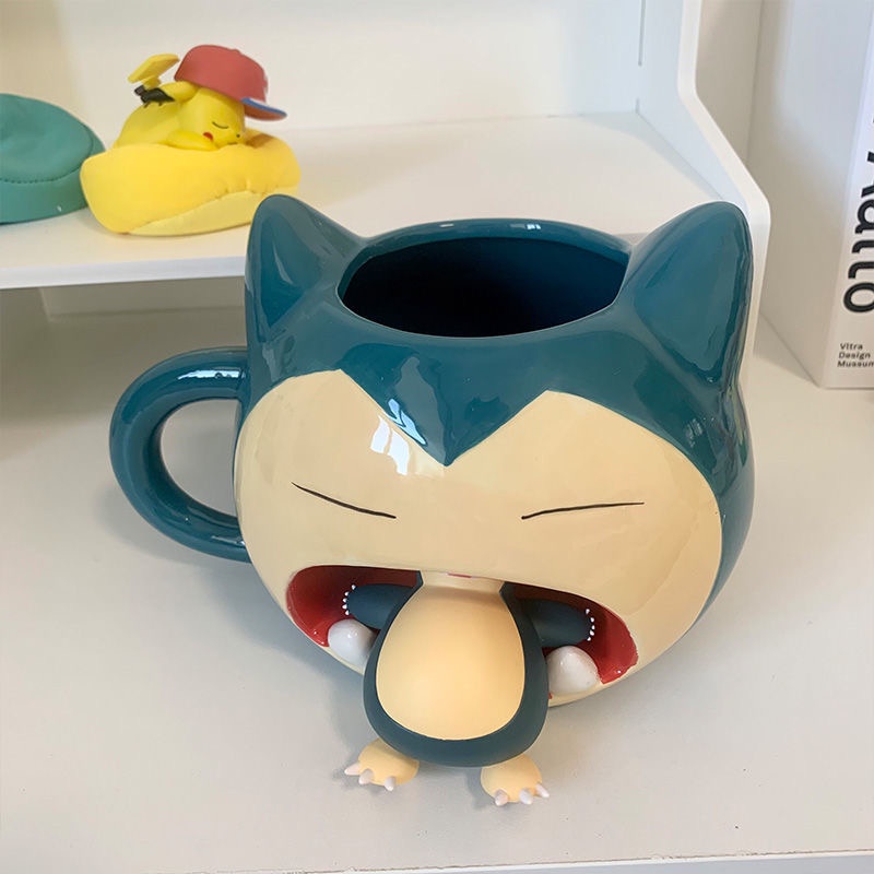 Cốc Sứ Hình Gấu Pokemon Ngộ Nghĩnh Dung Tích 1000ml Siêu Lớn