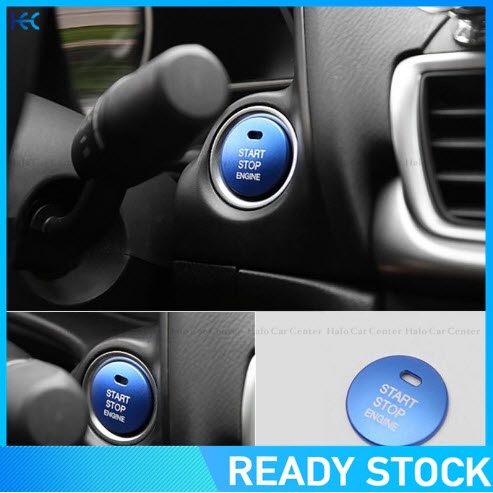 Ốp trang trí nút khởi động cho hầu hết xe Toyota, Mazda