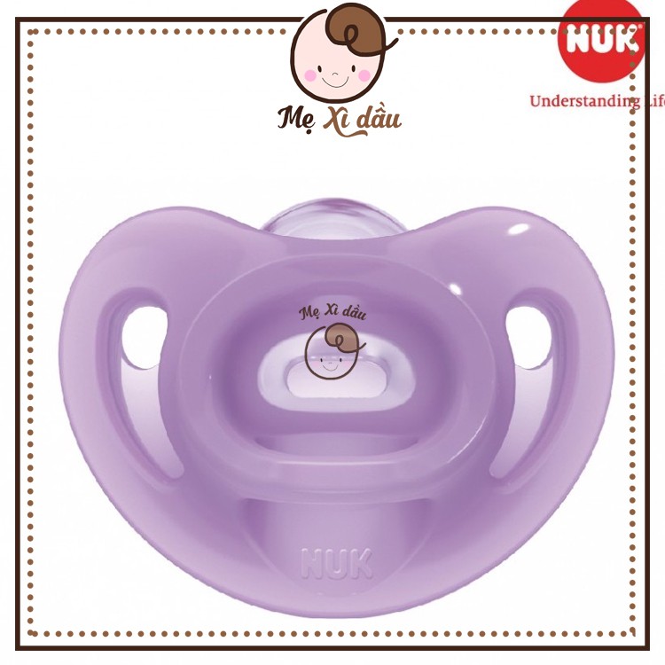 Shop mẹ xì dầu Ti giả NUK Sensitive Silicone chính hãng