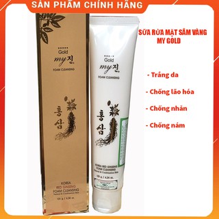 [Sữa rửa mặt sâm] Sữa rửa mặt sâm vàng Chống nám và tàn nhang 120ml - Hàng Chính Hãng