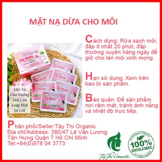 Miếng Lẻ Dùng Thử Mặt Nạ Dừa Cửu Long Dành Cho Môi
