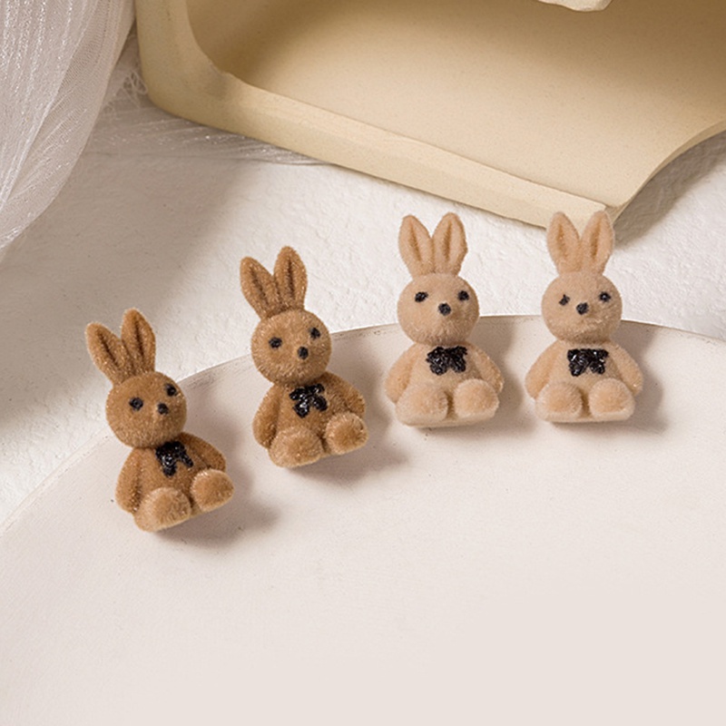 Khuyên Tai Xỏ Lỗ Họa Tiết Hoạt Hình Không Gây Dị Ứng Làm Quà Giáng Sinh Thời Trang Cho Nữ