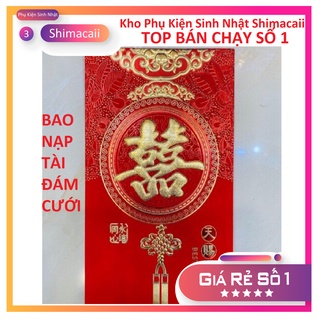 Bao Lì Xì Nạp Tài Đám Cưới Nhà Trai nạp tài bao lớn (chat với shop để chọn mẫu)