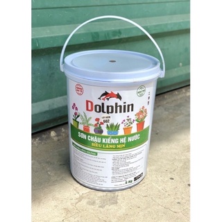 Sơn chậu kiểng Lót kềm xám  hệ nước Dolphin 5kg