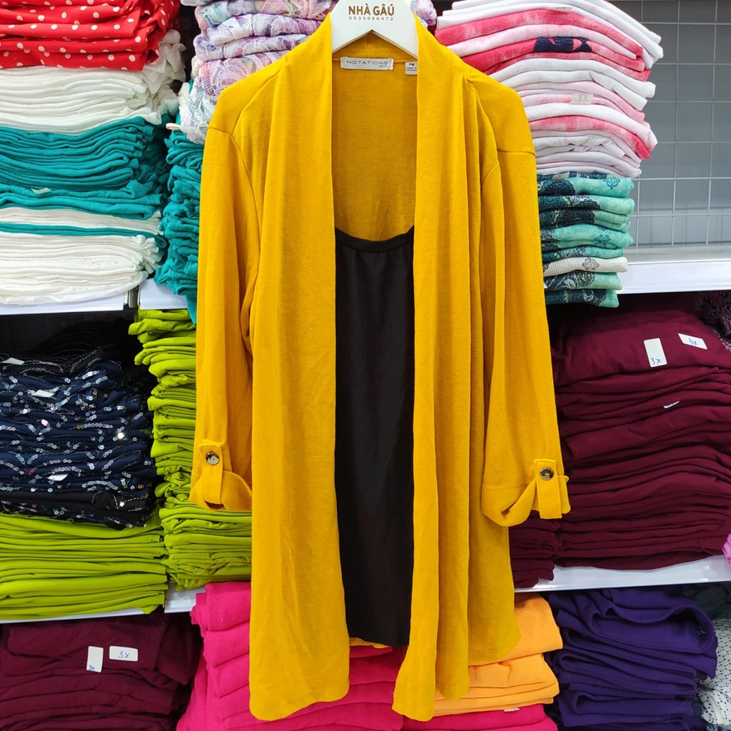 Nữ trung niên áo len cardigan đẹp xuất khẩu nhiều màu 30822