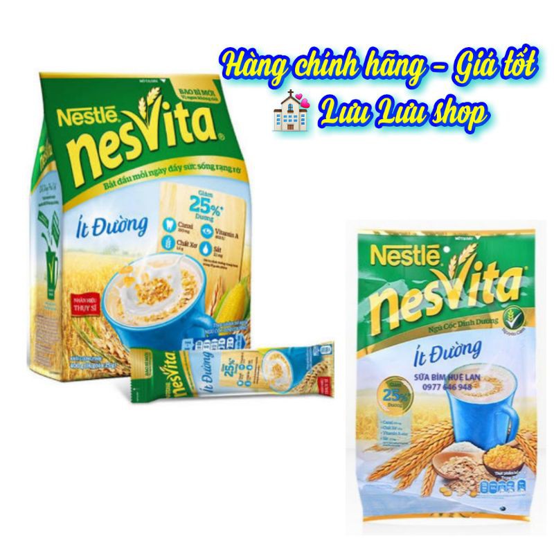 Ngũ cốc ít đường Nesvita 400gr ( 16 gói *25gr)
