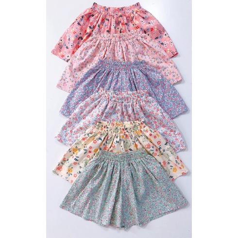 Set 2c quần giả váy cotton Sofia