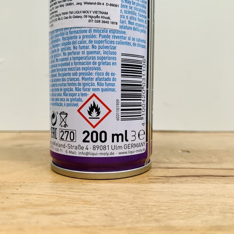 Chai Xịt Vệ Sinh - Bảo Vệ Bảng Mạch Điện Tử Liqui Moly Electronic - Spray 3110 200ML Made in Germany