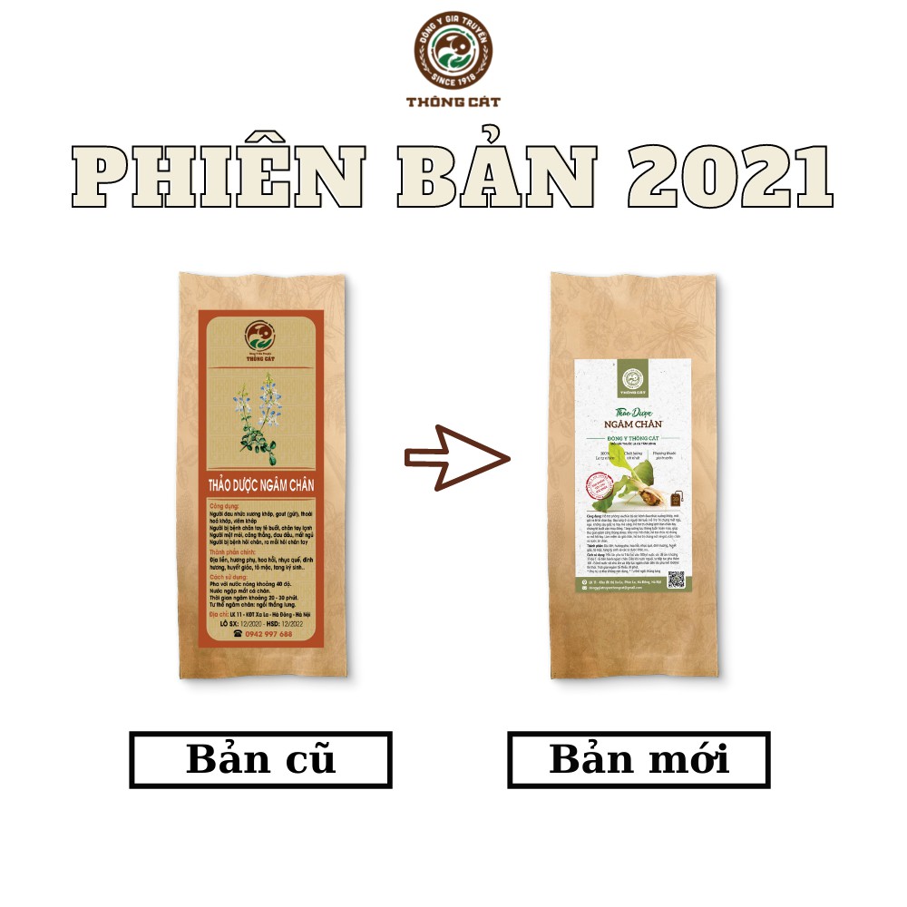 Ngâm chân thảo dược Đông Y gia truyền Thông Cát (Since 1918)- Giảm đau nhức xương khớp, an thần hiệu quả cho cả gia đình