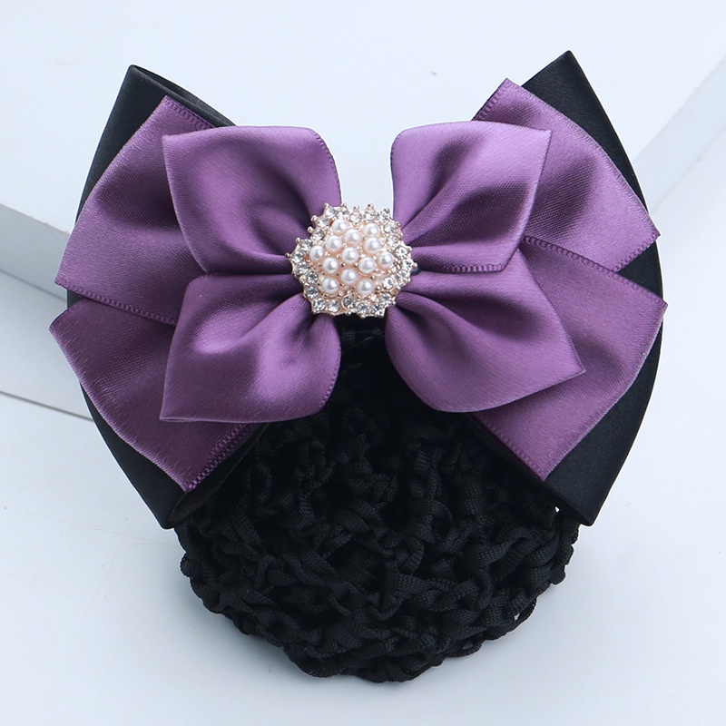 Kẹp Tóc Nơ Lưới Chuyên Nghiệp Thời Trang Cho Nữ