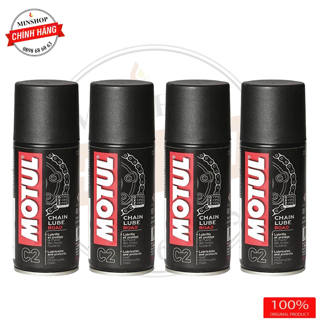 Dưỡng sên xịt sên bôi trơn sên motul C2 150ml