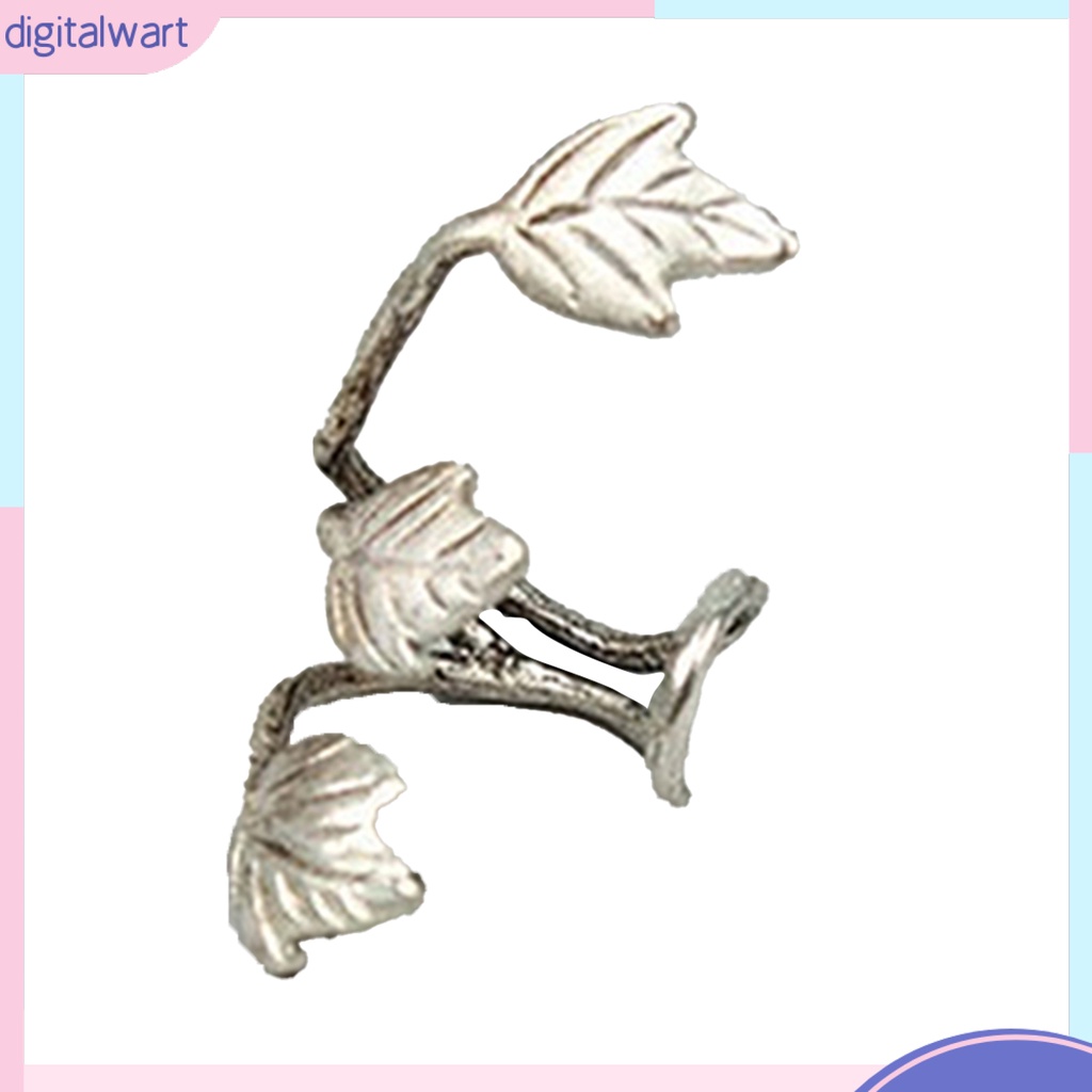 Khuyên vành tai đơn họa tiết chiếc lá phong cách cổ điển cá tính thời trang dành cho nữ