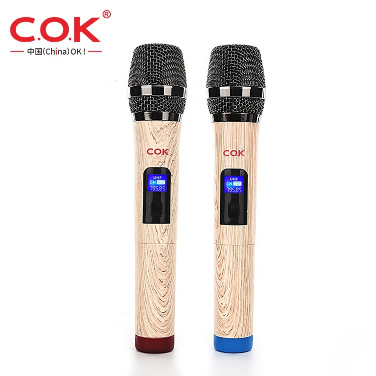Micro không dây đa năng COK W528 hát karaoke dùng cho tivi amply loa kéo