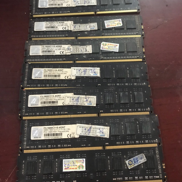 Ram Gskil ddr3 4Gb bus 1600 Dùng cho main H61, H81, B75, B85