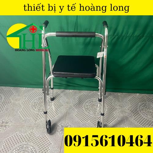 Khung Tập Đi Cho Người Già Có Ghế Ngồi Lucass W9