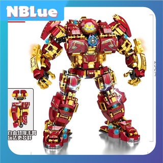[Mẫu Mới Nhất] Đồ Chơi Xếp Hình non Lego Hulk Buster LY 76026 Lắp Ráp Marvel Avengers Mô Hình 1450 Mảnh Ghép Iron man