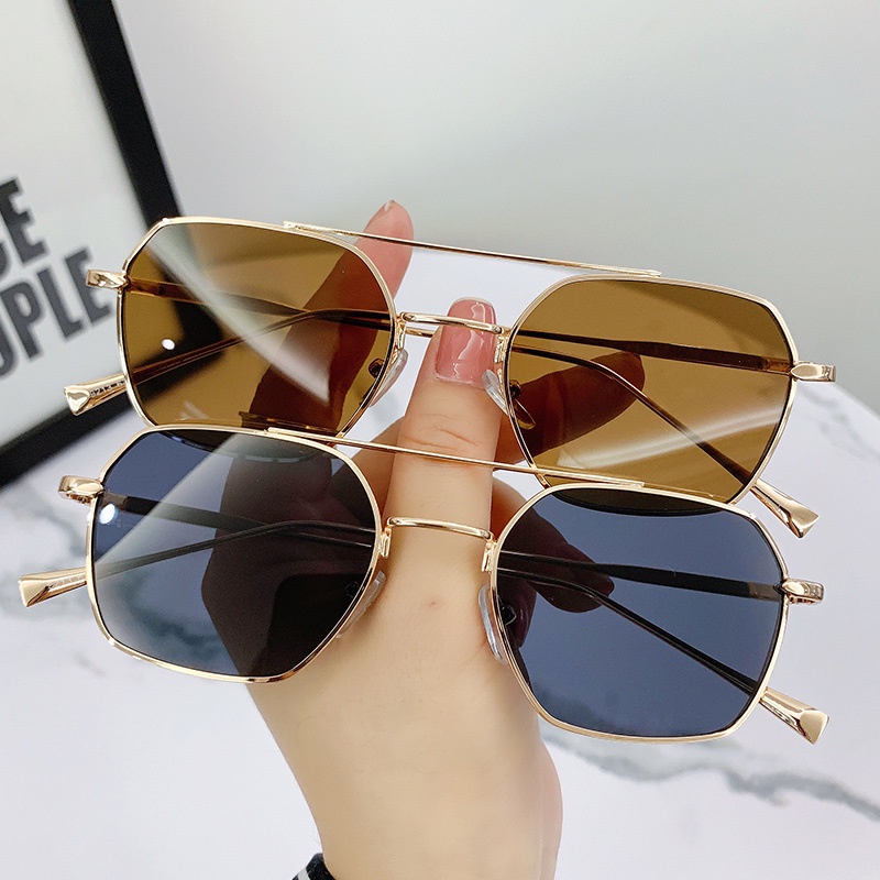 Kính Mát Gọng Kim Loại Thời Trang 2022 Cho Nam / Nữ