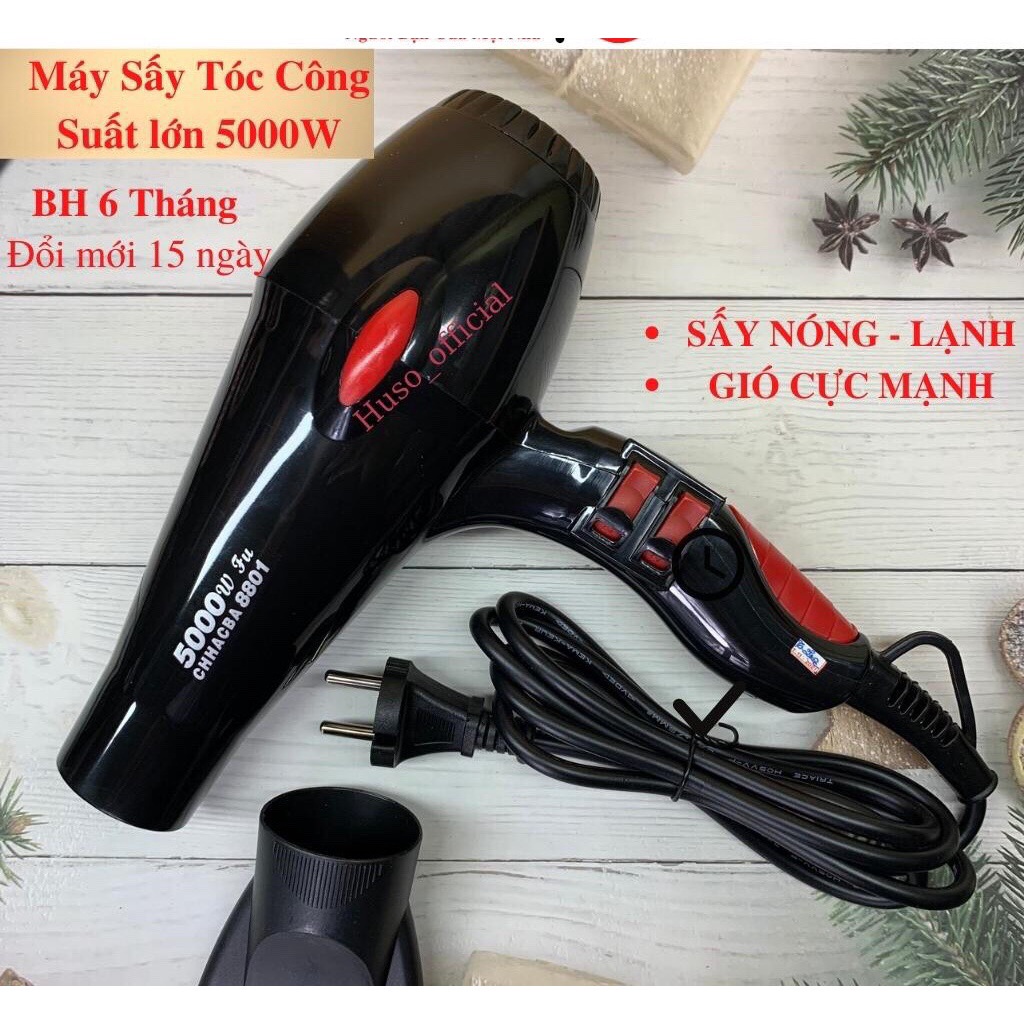 Máy Sấy Tóc Tạo Kiểu Công Suất Lớn CB-5000w Và CB-2800w Hai Chiều Nóng Lạnh