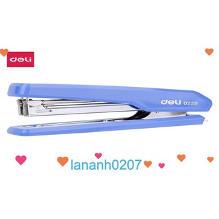 Dập ghim #10 DELI, 15 trang Đen, Xám, Xanh - 1 cái E0229