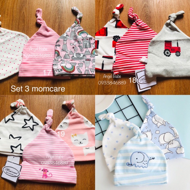 Nón set 3 momcare